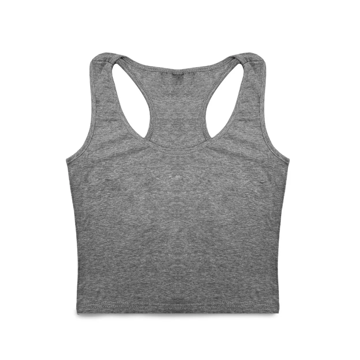 4 Pack Womens Crop Sleeveless Racerback Tank Tops Black Grey Navy White Sizes M-XL