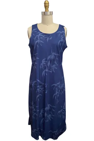 Bamboo Garden Navy Tank Dress