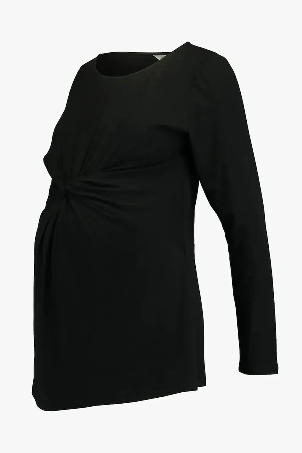Darby Bamboo Cotton Long Sleeve Nursing Top Black