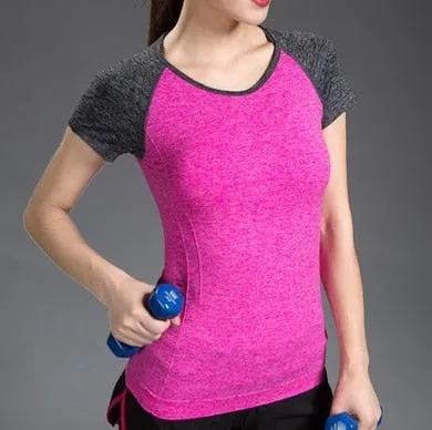 Gym Tights Women Black Yoga Shirt