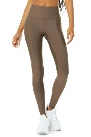 High-Waist Airlift Legging - Hot Cocoa