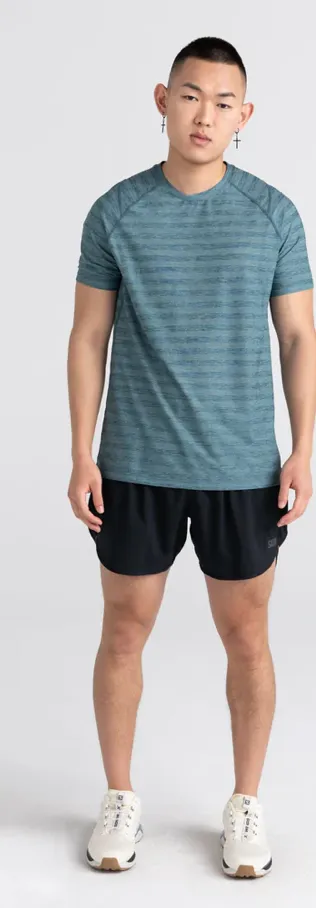 HIGHTAIL RUNNING 2N1 Shorts 5" / Black- SAXX