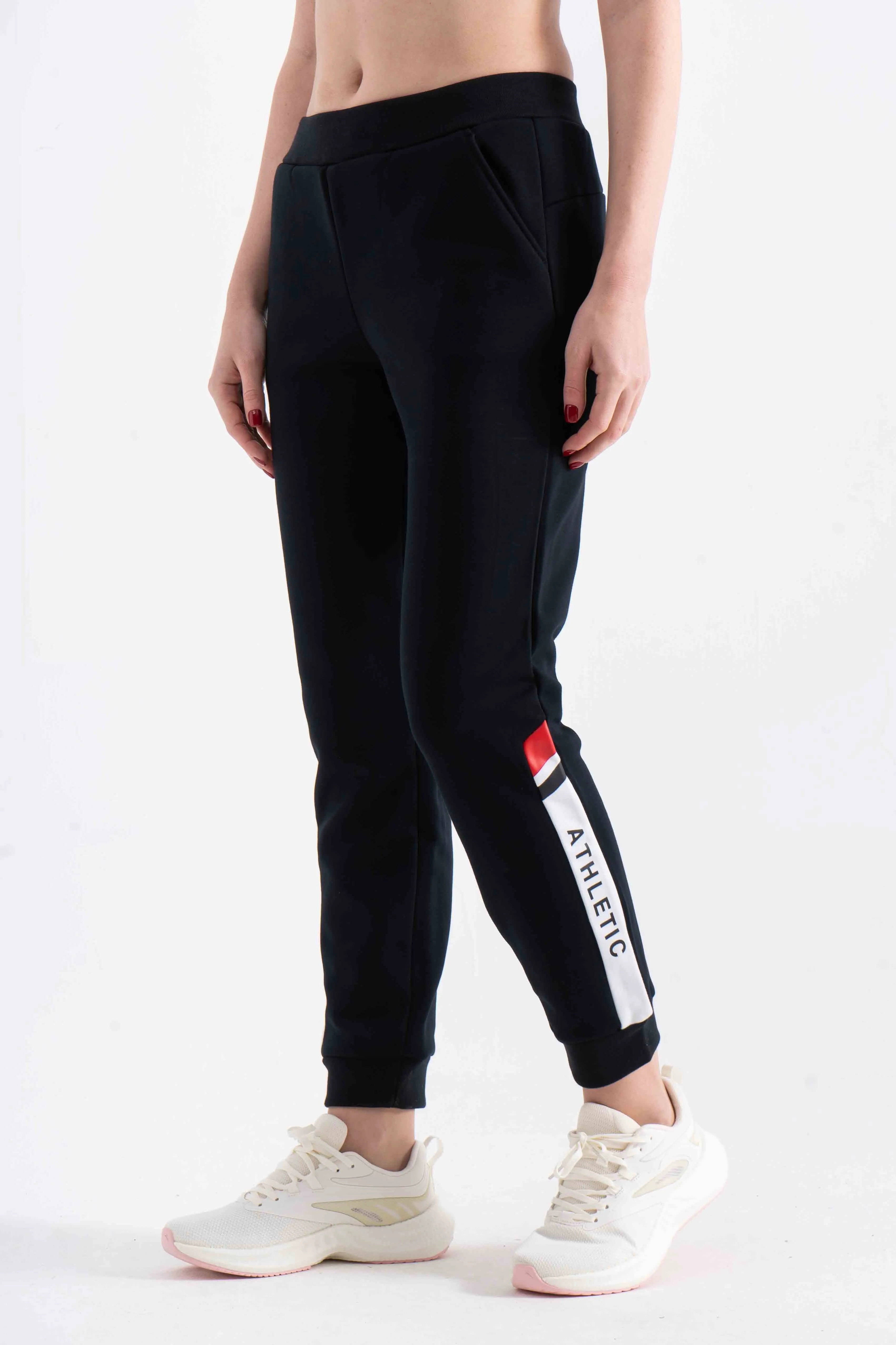 KNIT TRACK PANTS