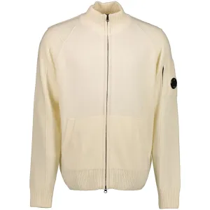 Knitted Zip-Up Lens Cardigan