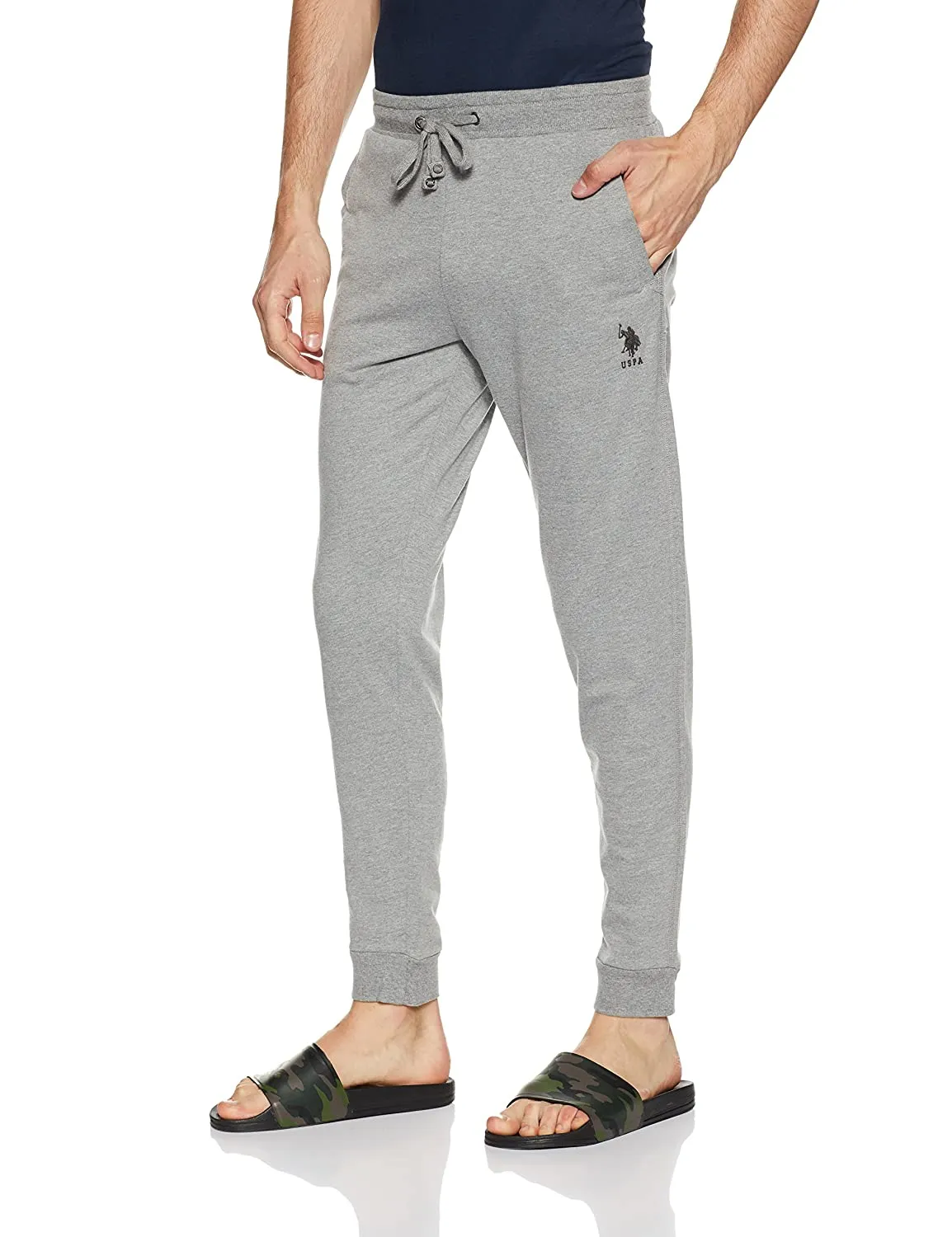 Men's Grey Cotton Pyjamas Bottom Jogger pants