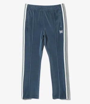Narrow Track Pant - Marine Blue - C/Pe Velour