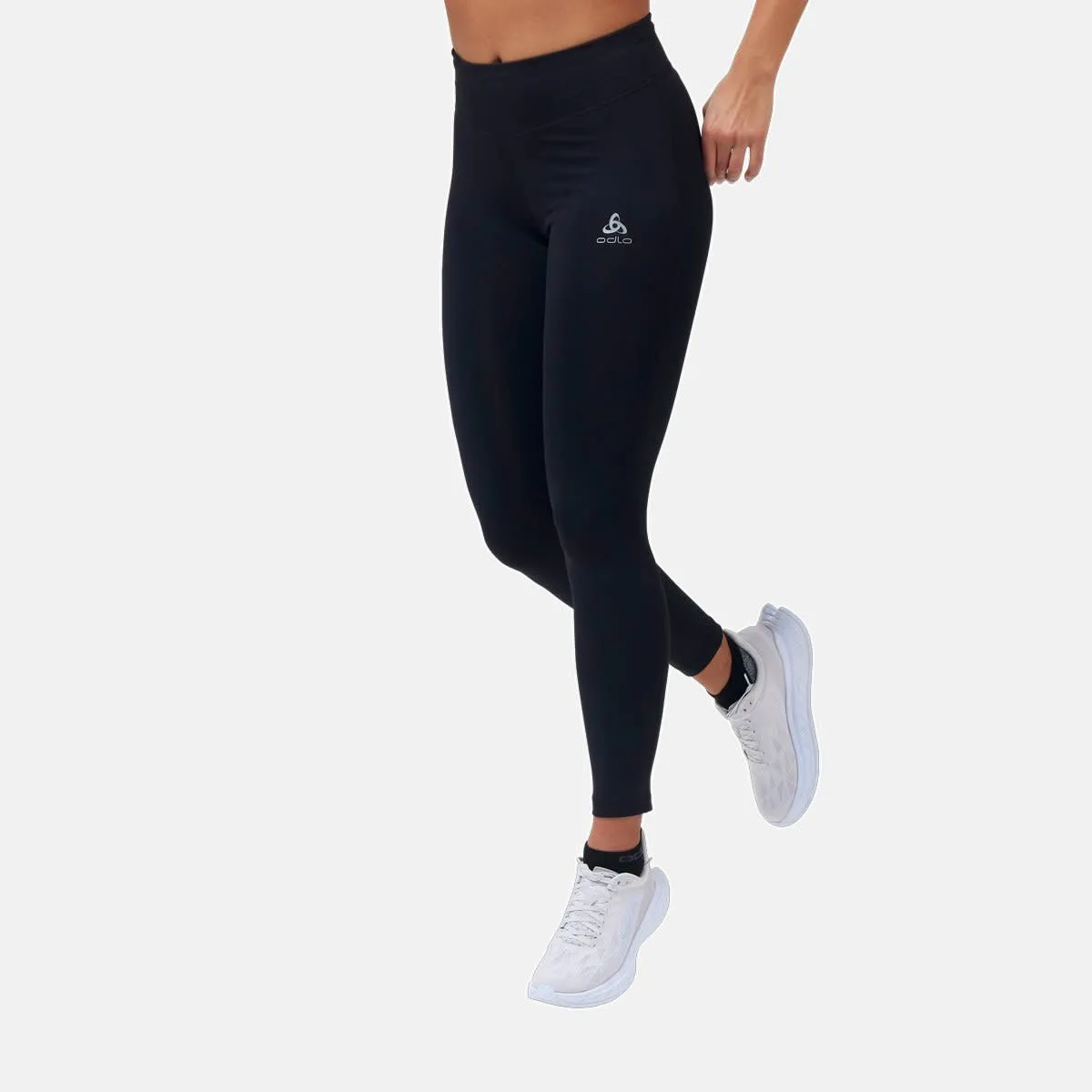 Odlo Women&#x27;s The Essential Running Tights Black | Buy Odlo Women&#x27;s The Essential Running Tights Black here | Outnorth