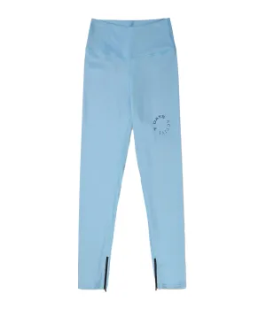 Signature Zip Tights in Dusk Blue