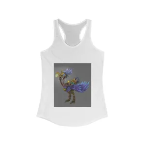 Squawkers the Ostrich Mount  Women's Ideal Racerback Tank