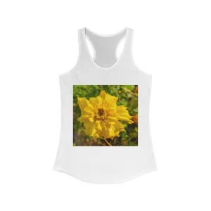 Yellow Flower Women's Ideal Racerback Tank